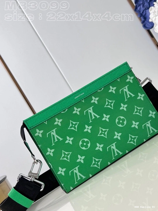 Aaa replica bags VUITTON Wallet Wearable -22*14.5*4.5CM LOUIS Gaston 0717